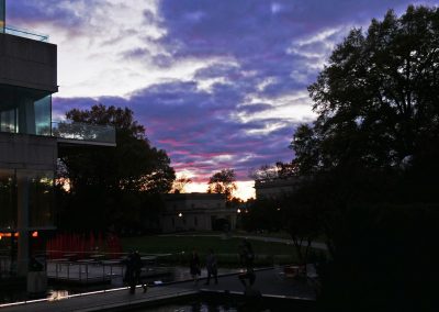 Sunset over Virginia Museum of Fine Arts in Richmond, VA