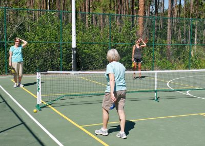 Losing point in pickleball game in Orlando, Florida