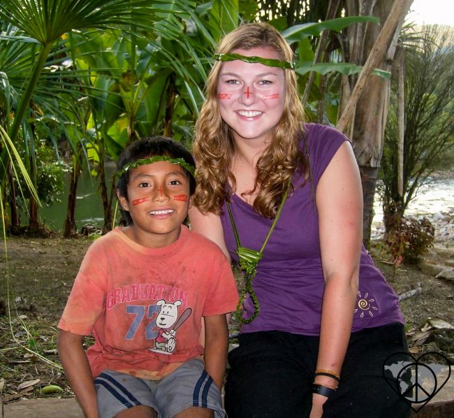 German woman and indigenous